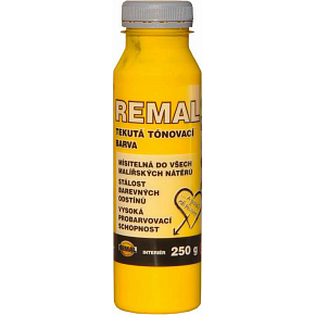 REMAL tónovací barva, 0600 žlutá, 250 g REMAL tónovací barva, 0600 žlutá, 250 g