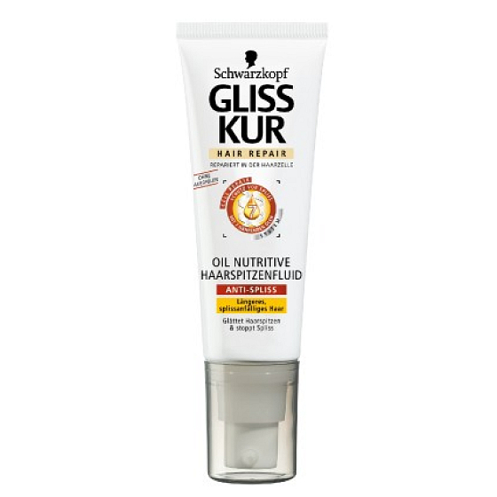 Gliss Kur Oil Nutritive regenerační roztřepené konečky vlasová kúra 50 ml