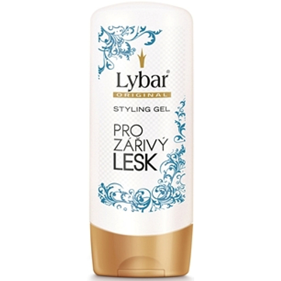 Lybar Zářivý lesk silně tužící gel na vlasy 200 ml