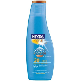 Nivea Sun Protect & Bronze OF30+ intenzivní mléko na opalování 200 ml