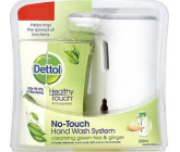 Dettol Zelený čaj se zázvorem bezdotykový dávkovač mýdla strojek + antibakteriální náplň 250 ml