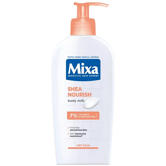 Mixa Rich Intense Nourishment Intenzivní vyživující tělové mléko 400 ml