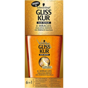 Gliss Kur 6 Miracles olejová esence pro všechny typy vlasů 75 ml