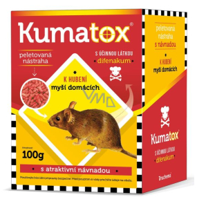 Kumatox G granulovaná nástraha k hubení myší domácích 100 g
