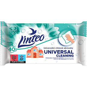 Linteo vlhčené ubrousky úklidové univerzální, 40 ks