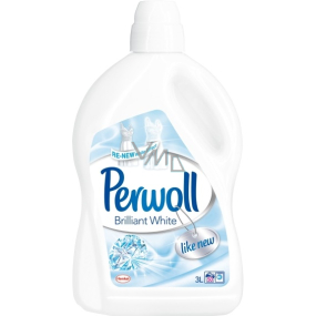 Perwoll White & Fibe prací gel na bílé prádlo, smíšené a syntetické textilie 3 l