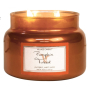 Village Candle Hřejivá dýně - Pumpkin Tweed vonná svíčka ve skle 2 knoty 262 g