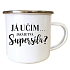 Bohemia Gifts Plecháček s potiskem Já učím... jaká je tvá supersíla? průměr 8 cm