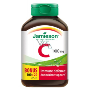 Jamieson Vitamin C přispívá k normální funkci imunitního systému 1000 mg doplněk stravy 120 tablet