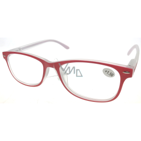 Berkeley Čtecí dioptrické brýle +1,5 plast červené 1 kus MC2136
