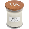 WoodWick Solar Ylang - Sluneční Ylang vonná svíčka s dřevěným knotem a víčkem sklo malá 85 g