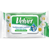 Velvet Heřmánek & Aloe Vera vlhčený toaletní papír 42 kusů