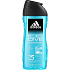 Adidas Ice Dive 3v1 sprchový gel na tělo, vlasy a pleť pro muže 250 ml