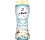 Lenor Sensitive Cotton Fresh vůně čisté bavlny vonné perličky do bubnu pračky 210 g