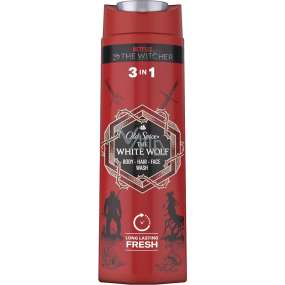 Old Spice White Wolf 3v1 sprchový gel na tvář, tělo a vlasy pro muže 400 ml