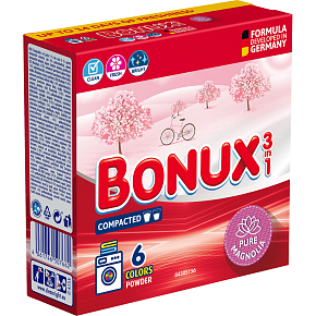 Bonux prací prášek Color Pure Magnolia 390 g, 6 dávek Bonux prací prášek Color Pure Magnolia 390 g, 6 dávek