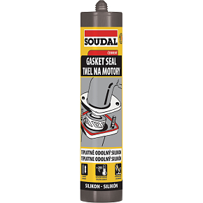 Soudal Gasket Seal tmel na motory do 285 °C, červený, 310 ml
