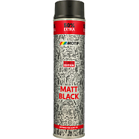 Motip Rallye univerzální akrylátový lak, černý mat, 600 ml