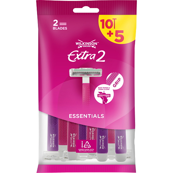 Wilkinson Sword Extra2 Beauty Jednorázová holítka 10+5  ks
