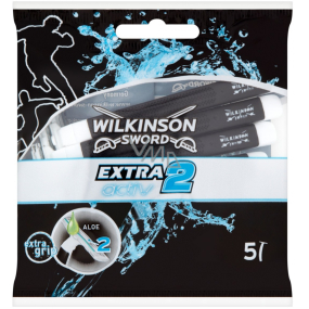 Wilkinson Extra Activ 2 jednorázový holicí strojek 2 břitý pro muže 5 kusů