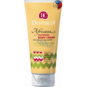 Dermacol Africana Africké máslo karité zvláčňující tělový krém 200 ml