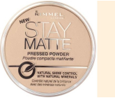 Rimmel London Stay Matte Powder pudr 001 Transparent 14 g