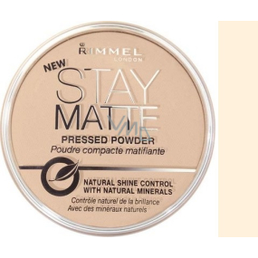 Rimmel London Stay Matte Powder pudr 001 Transparent 14 g