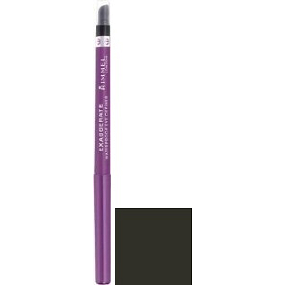 Rimmel London Exaggerate automatická voděodolná tužka na oči 261 Noir 0,28 g