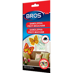Bros samolepky proti mouchám, mucholapka, 2 ks