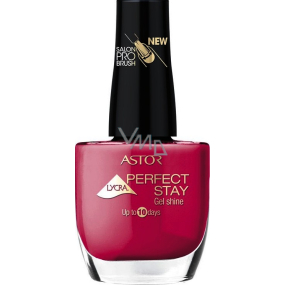 Astor Perfect Stay Gel Shine 3v1 lak na nehty 310 Scandalous Red 12 ml