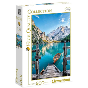 Clementoni Puzzle Jezero Lago di Braies 500 dílků, doporučený věk 8+