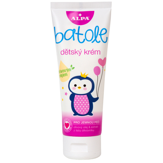 Alpa Batole krém s olivovým olejem pro děti 75 ml