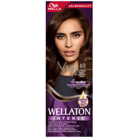 Wella Wellaton Intense Color Cream krémová barva na vlasy 4/0 středně hnědá