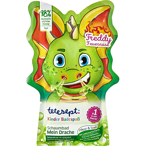 Tetesept Dráček pěna do koupele s jablečnou vůní pro děti 40 ml Tetesept Dráček pěna do koupele s jablečnou vůní pro děti 40 ml