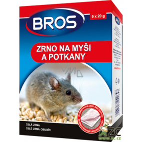 Bros zrno na myši, krysy a potkany 120 g