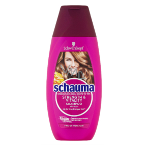 Schauma Strenght & Vitality šampon s mikroživinami a biotinem pro jemné až slabé vlasy 250 ml
