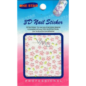 Nail Stickers 3D nálepky na nehty 1 aršík 10100 S30