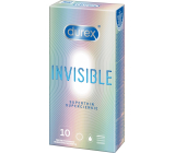 Durex Invisible Superthin nejtenčí kondom, pro maximální citlivost, nominální šířka: 54 mm 10 kusů