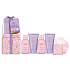 Baylis & Harding Jojoba a Vanilka sprchový gel 100 ml + sprchový krém 100 ml + tělové mléko 50 ml + krém na ruce 50 ml + krystaly do koupele 25 g + tělová houbička, kosmetická sada pro ženy