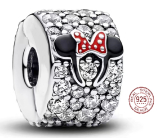 Charm Sterlingové stříbro 925 Disney Minnie stopper, klipový korálek na náramek