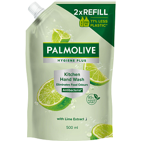 Palmolive Hygiene Plus Kitchen antibakteriální tekuté mýdlo náhradní náplň 500 ml Palmolive Hygiene Plus Kitchen antibakteriální tekuté mýdlo náhradní náplň 500 ml