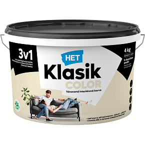 Het Klasik Color malířská barva, 0017 bílý smetanový, 4 kg