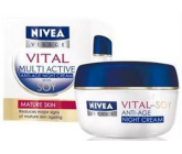 Nivea Visage Vital Multi Active Sója noční krém proti vráskám 50 ml