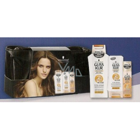 Gliss Kur Total Repair šampon + balzám + regenerační Expres balzám pro ženy, kosmetická sada