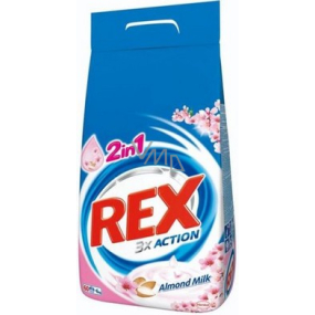 Rex 3x Action Almond Milk prášek na praní 60 dávek 6 kg