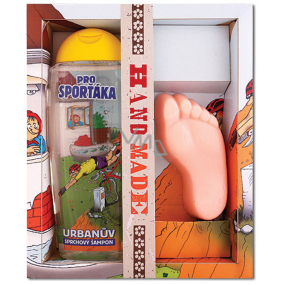 Bohemia Gifts Urbanova kosmetika Pro sporťáka sprchový gel 300 ml + ručně vyráběné toaletní mýdlo, kosmetická sada