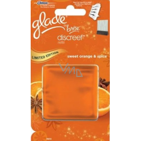 Glade Discreet Pomeranč a Koření osvěžovač vzduchu náhradní náplň 12 g