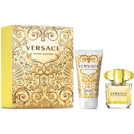 Versace Yellow Diamond toaletní voda 30 ml + tělové mléko 50 ml, dárková sada pro ženy