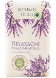 Bohemia Gifts Lavender relaxační toaletní mýdlo 100 g