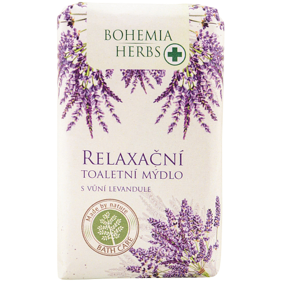 Bohemia Gifts Lavender relaxační toaletní mýdlo 100 g